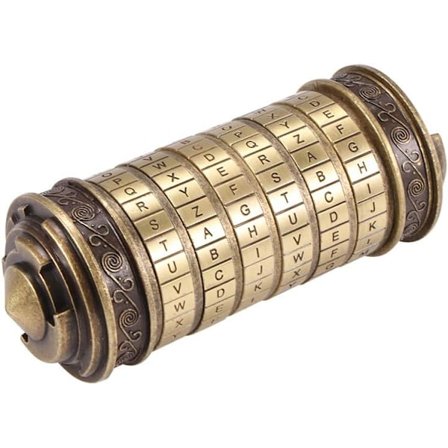Da Vinci-koden pusselcylinder låsbox, Alla hjärtans dag lås jul födelsedag Alla hjärtans dag kreativ romantisk present fars dag present