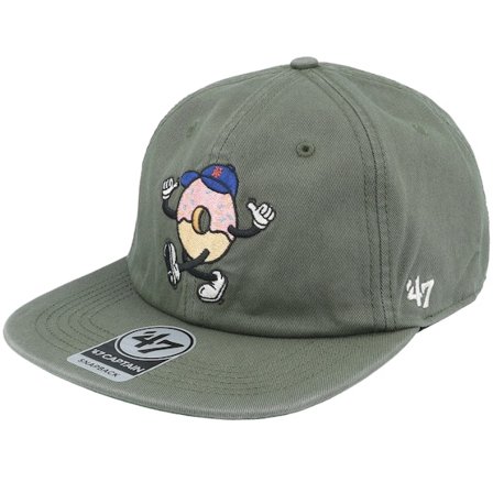 47 Brand - MLB Grøn snapback Kasket - New York Mets MLB Icon 47 Tain Rl Khaki Snapback @ Hatstore
