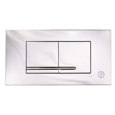 Gustavsberg Triomont XT Spyleplate 208 x 111 mm, dobbeltspyling, Baderom