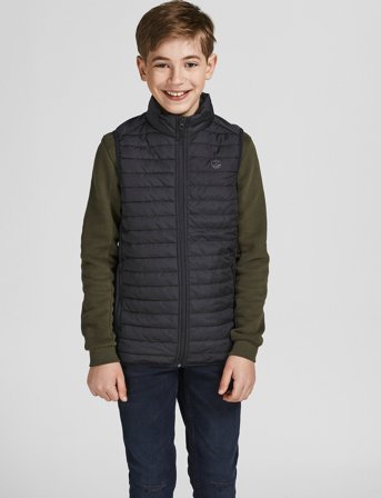 Jack & Jones Jjemulti Bodywarmer Collar Jnr - Black - 176