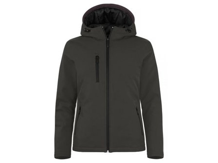 CLIQUE Softshelljacka dam mörkgrå S - Lyreco - Arbetskläder - Arbetsjackor - Softshelljackor