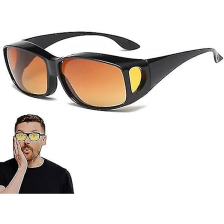 Infrarøde penetrerende briller, Night Vision Driving Sikkerhedsbriller, High Protection Briller, Retro Classic Solbriller til mænd og kvinder