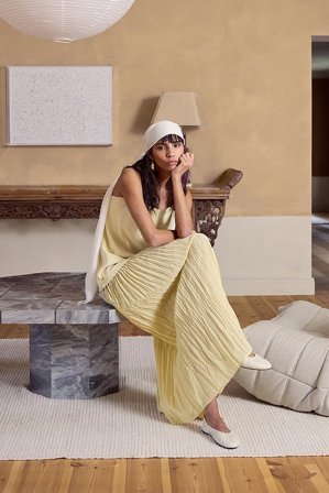 NA-KD - Maxikjole - Selskapskjoler - Gull - EU 42