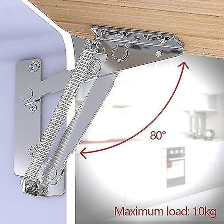 1 stk. skabslågedør fjederhængsel 80 graders hængsler til køkkenskabe/skab rustfrit stål hængsel til møbeltilbehør hængsler med fjeder