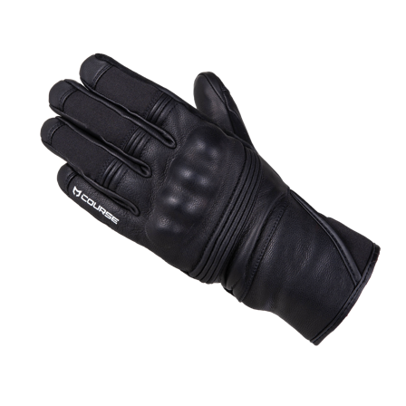 Motocyklové Rukavice Course Touring Černá S