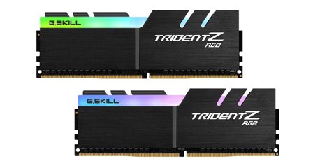 G.SKILL TridentZ RGB Series - DDR4 - sett - 16 GB: 2 x 8 GB - DIMM 288-pin - 4000 MHz / PC4-32000 - ikke-bufret