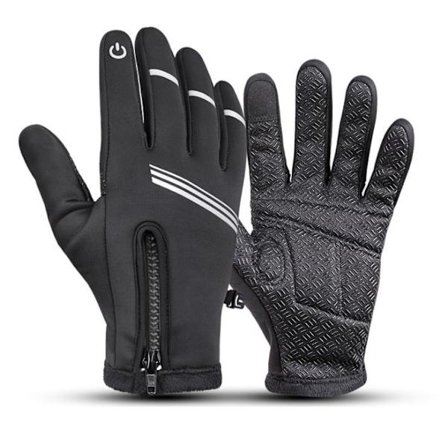 Sword Vedenpitävät kosketushanskat / hanskat - Isot - Musta