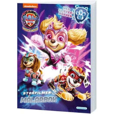 Värityskirja Paw Patrol Mighty Movie