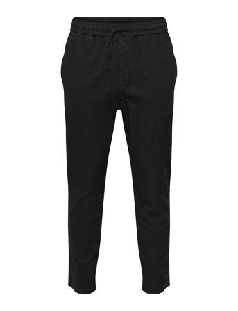 Onslinus Crop 0007 Cot Lin Pnt Noos Black ONLY & SONS