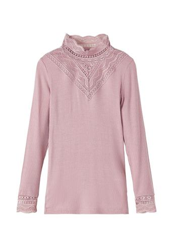 Nkfnuri Ls Xsl Top Bluse Tunika Rosa Name It*Betinget Tilbud