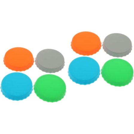 2025 Senaste Modell 8st Återanvändbara Burk Lock Läckagesäkra Silikonöverdrag för Läskburkar Livsmedelsklassat Material Lätt att Rengöra för Hemmabruk