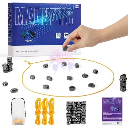 IQ-Spil Magnetiske Sten / Skak Spil - Selskabsspil Multicolor multifarve