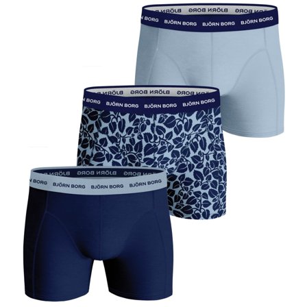 Björn Borg Men's Essential Boxer 3P Men undergarment Blue M