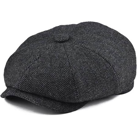 Miesten lierihattu Newsboy-lakki Tweed Cabbie Peaky Blinders Baker Boy -hattu
