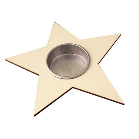 Stjärnhållare i trä Ø13 cm