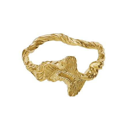 Maanesten 233574 ring Gul, Dame Ringe, Størrelse: ONE Size
