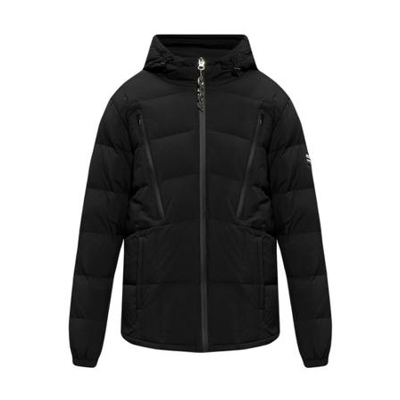 John Richmond, Hooded down jacket Zwart, Heren, Maat:M