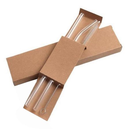 Universelle drikkeglas sugerør, lette at rengøre, varmebestandige bubble tea sugerør til hjemmet/kontorer