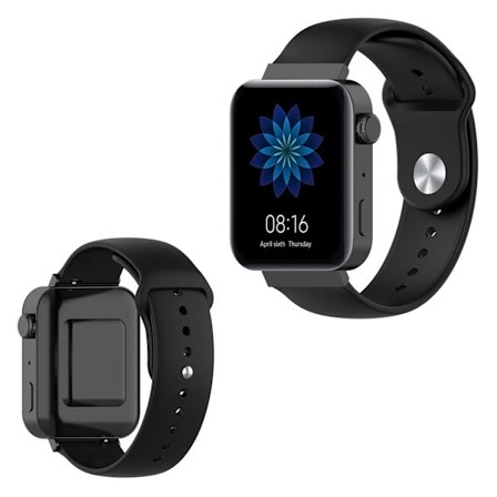 Xiaomi Mi Watch solid farve silikone Urrem - Sort