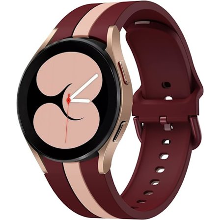 Kompatibel med Samsung Galaxy Watch 4 Band 40mm/44mm, Galaxy Watch 4 Classic Band 42mm/46mm, Galaxy Watch 5, Armband, Silikon, Mode, Design