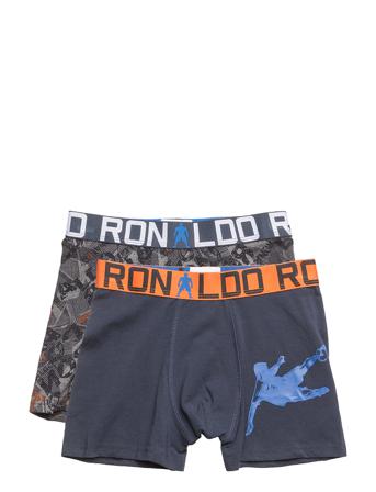 Cr7 Boy's Trunk 2-Pack Night & Underwear Underwear Underpants Blå CR7