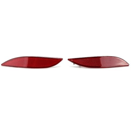 Refleksstriber til bagkofanger til Megane III Fluence 1 par del 265600004R sikkerhedsreflekterende biladvarselslys (FMY)