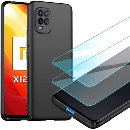 Coque - HongWe - Xiaomi Mi 10 Lite - Mycket tunn - Skärmskydd - Svart