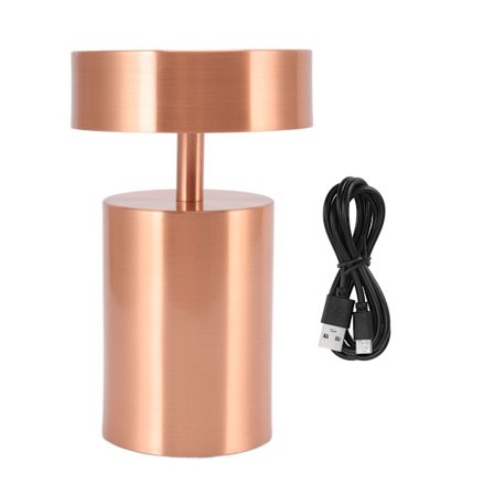 Galvanisk 3-trins LED-bordlampe USB-opladningsnattelys KLB