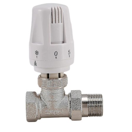 3/4 tuuman messinki termostaattinen patteriventtiili suora DN20 automaattinen lämpötilan säätöventtiili Fl