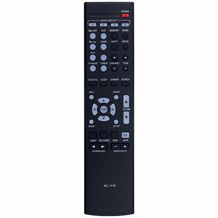 Kaukosäätimen vaihto RC-1170 DENON AV Receiver