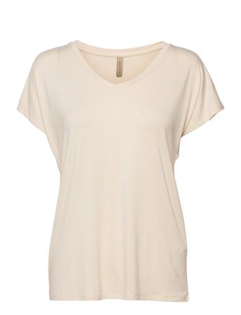Sc-Marica T-shirts & Tops Short-sleeved Creme Soyaconcept