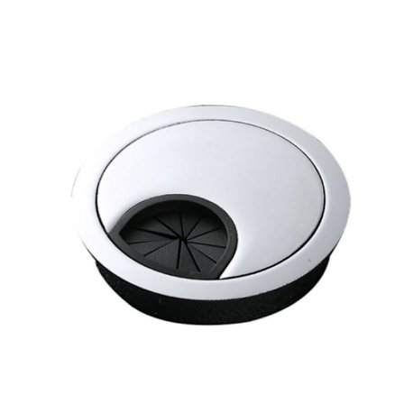 4-pak - Kabelgennemføring til bord - 50 mm grå