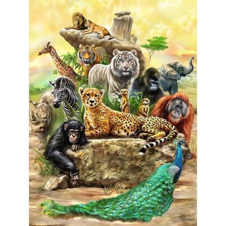 Dww-30x40cm 5D DIY Timanttimaalaussetti, Eläin Timanttimaalaus, Maalaus Numeroilla, Täydellinen Timanttimaalaussetti, Seinäkoristeet Kotiin