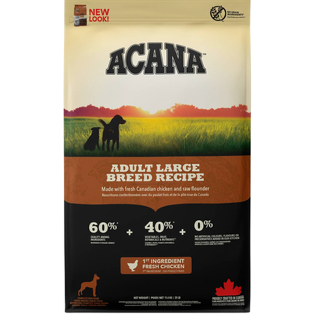 Acana - Dog Heritage Adult Large breed 11,4 kg - Hund - Hundefôr & hundemat - Tørrfôr for hund - ZOO.no