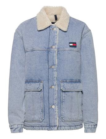 Worker Sherpa Jckt Be715 Svlbrg Blue Tommy Jeans