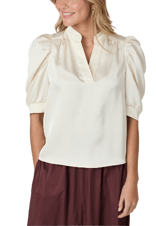 Neo Noir Roella Heavy Sateen Blouse Blusar Dam Vit 40