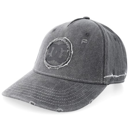 DC - Černá adjustable Kšiltovka - Dc Sharp Point Cap Washed Black Adjustable @ Hatstore