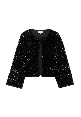 Carin Wester Cardigan med paljetter INGVI Överdelar Svart S