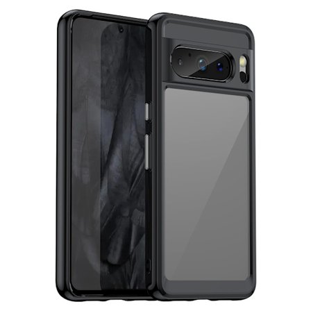 SKALO Google Pixel 8 Pro Farve Bumper Cover - Sort
