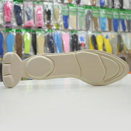 2 Par innersulor Massage KHAKI RUNDT HUVUD RUNDT HUVUD