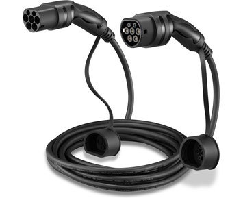 Freev EV-Charge 2000 3 Phase Type 2 to Type 2 11kW/16A/7M - Kraftfull elbilsladdkabel med 11 kW kapacitet