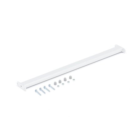 Cross bar support rail JEPPE, 600 mm, white