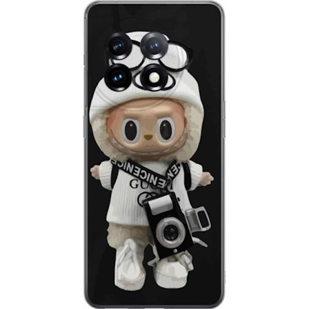 Kompatibelt Mobildeksel til OnePlus OnePlus 11R Stilig designerfigur med kamera og streetwear, leken samlerfigur i trendy urban estetikk og minimalist