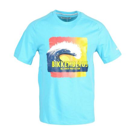Bikkembergs, T-Shirt Blauw, Heren, Maat:L
