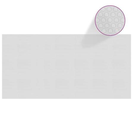 Vidaxl Värmeduk För Pool Pe 732x366 Cm Grå Grå