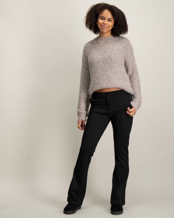 LMTD NLFRETTE NW BOOTCUT PANT Schwarz Hosen Mädchen - Kids Brand Store