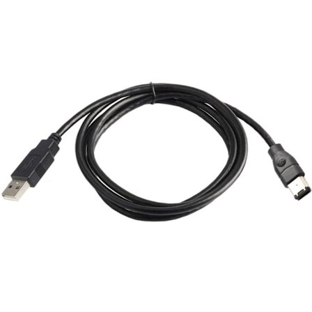 Effektiv USB til 6P linjeomformerkabel for forskjellige enheter, 1,8m/3/4,5m