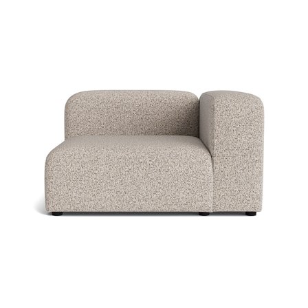 Milo chaiselong, højrevendt - Puente Lys Greige - 130x130x72 - Sofa, chaiselong