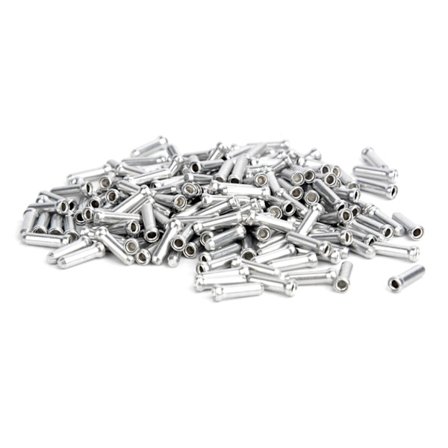 100 stk. kabelendehætter i aluminiumlegering til cykler