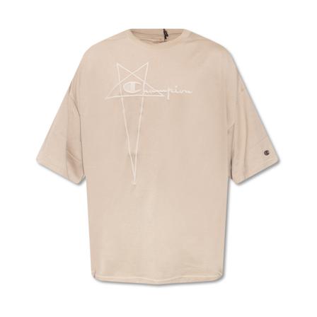 Rick Owens, t-shirt Beżowy, Mężczyzna, Rozmiar: S